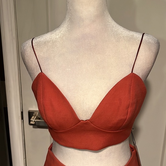 Adam Lippes Silk-Wool Bralette Size 4 - Picture 2 of 4